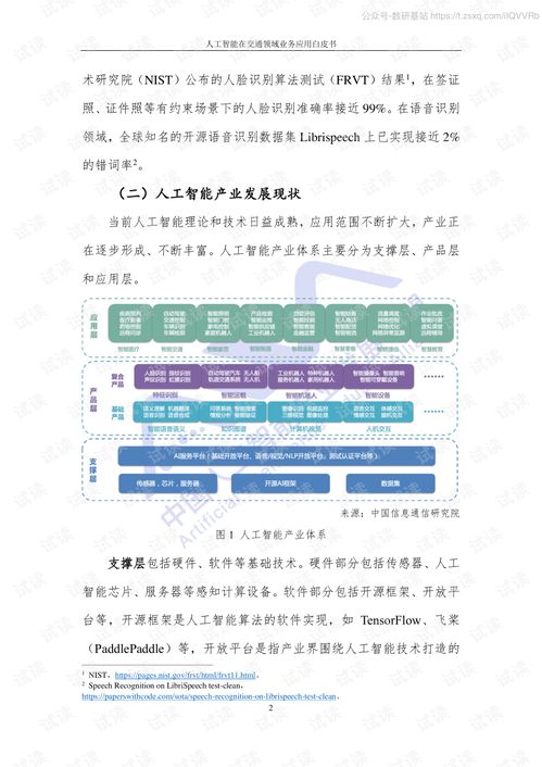 人工智能在交通領域的應用軟件開發 從《2020人工智能產業發展聯盟白皮書》看趨勢與路徑